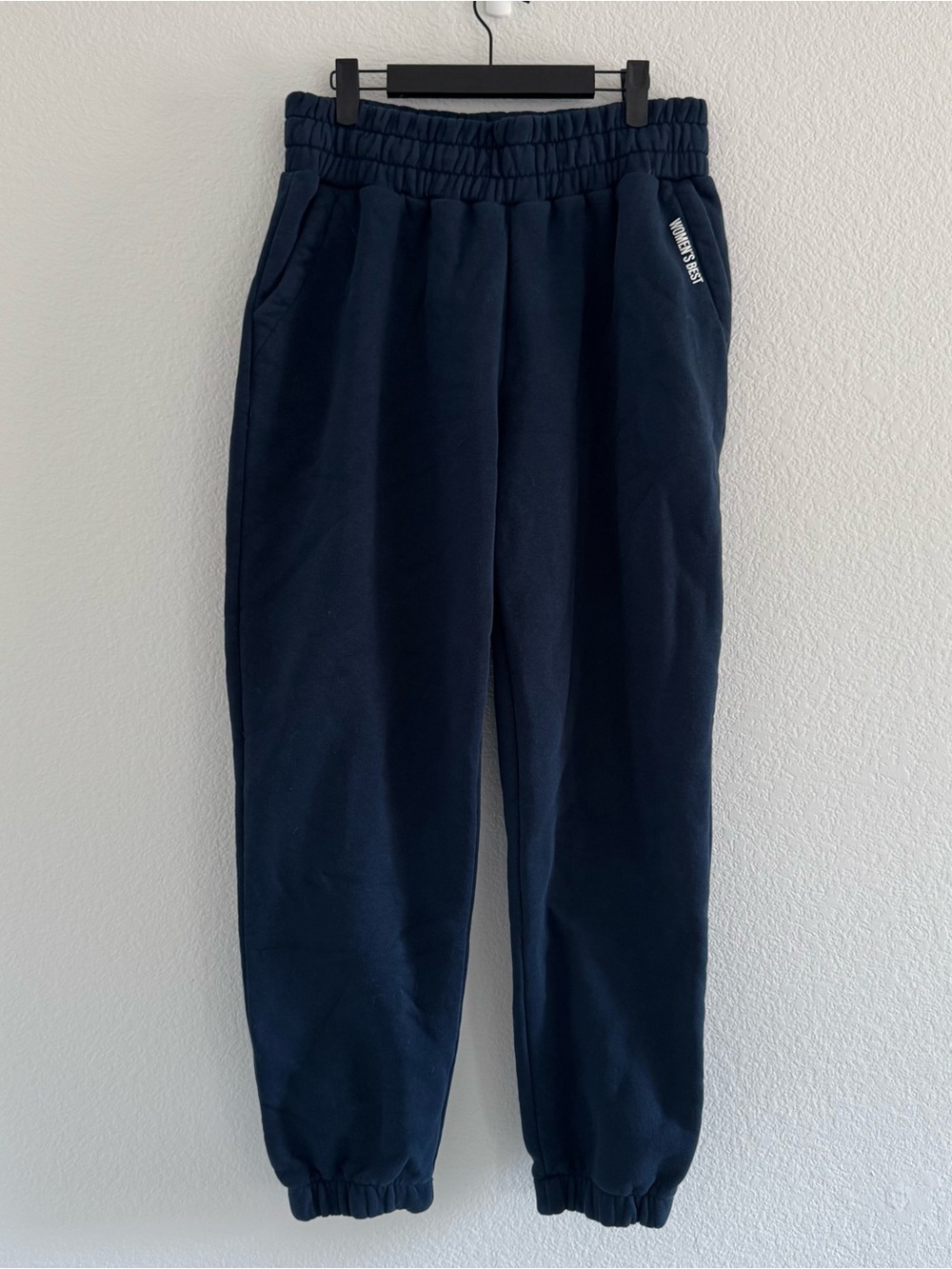 Navy Jogger Sweatpants with Elastic Waistband